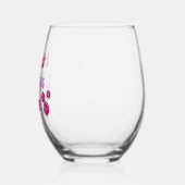 Persoonlijke Bunco Babe Wijnglas Zonder Voet (Rechts)