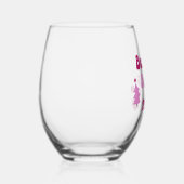 Persoonlijke Bunco Babe Wijnglas Zonder Voet (Links)