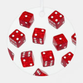 Persoonlijke Bunco-cadeaus Metalen Ornament (Achterkant)