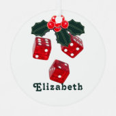 Persoonlijke Bunco-cadeaus Metalen Ornament (Voorkant)