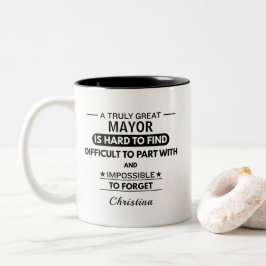 Persoonlijke Burgemeester Dank Je Wel Mok Geschenk