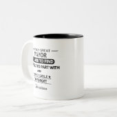 Persoonlijke Burgemeester Dank Je Wel Mok Geschenk (Voorkant links)
