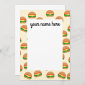 Persoonlijke Burgers Notecards Kaart (Voorkant / Achterkant)
