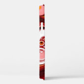 Persoonlijke Burgundy White Digital Fluid Art Case-Mate iPhone Case (Achterkant / Rechts)