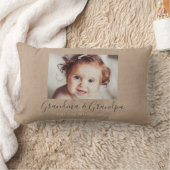 Persoonlijke Burlap-foto-Sierkussen Kussen (Deken)