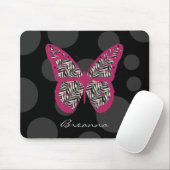 Persoonlijke Butterfly Mousepad Muismat (Met muis)