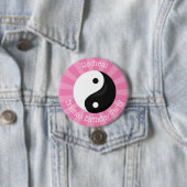 Persoonlijke Button Karate Party for a Girl (In situ)