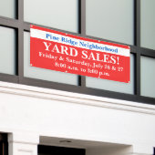 Persoonlijke Buurt Uitverkoop Banner (Buitenkant Gebouw)