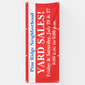 Persoonlijke Buurt Uitverkoop Banner (Verticaal)