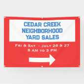 Persoonlijke Buurt Uitverkoop Banner (Horizontaal)