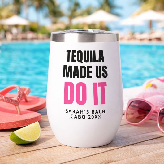 Persoonlijke Cabo Bach Feest Wijn Tumbler