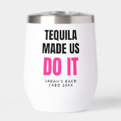 Persoonlijke Cabo Bach Feest Wijn Tumbler (Voorkant)