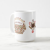 Persoonlijke Cacao Bar Mok | Douane Naam Warme Cho (Voorkant links)