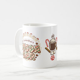 Persoonlijke Cacaobarkmok | Aangepaste naam warme  Koffiemok