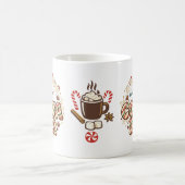 Persoonlijke Cacaobarkmok | Aangepaste naam warme Koffiemok (Center)