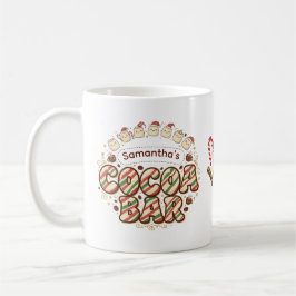 Persoonlijke Cacaobarkmok | Aangepaste naam warme Koffiemok