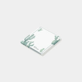Persoonlijke Cactus Aquarel Post-Its Post-it® Notes (Schuin)