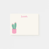 Persoonlijke Cactus Huisplant Plaknotities Post-it® Notes (Voorkant)