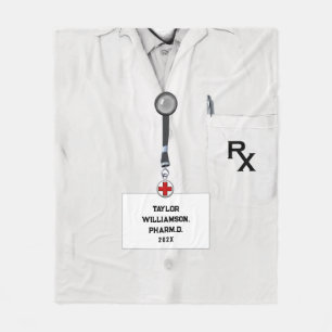 Persoonlijke Cadeau-ideeën voor Apothekers Fleece Deken