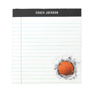 Persoonlijke cadeau-ideeën voor basketbal notitieblok