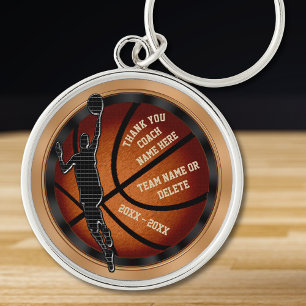 Persoonlijke cadeau-ideeën voor basketbalcoaches, sleutelhanger