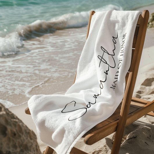 Persoonlijke Cadeau-ideeën voor de Getuige van de  Strandlaken