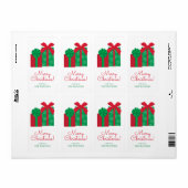 Persoonlijke Cadeaubijlage Etiket (Full Sheet)