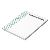 Persoonlijke cadeaumuziek van Clarinet Player Notitieblok (Linkerzijde)