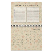 Persoonlijke cadeauplank voor God zegene thuisfami Kalender (Mar 2026)