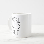 Persoonlijke cadeaus, Grappige koffiemok met tekst (Voorkant links)