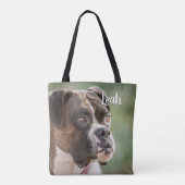 Persoonlijke cadeaus - Hondenliefhebbers Tote Bag (Achterkant)