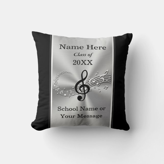 Persoonlijke Cadeaus voor Afgestudeerde Muziekstud Kussen (Voorkant)