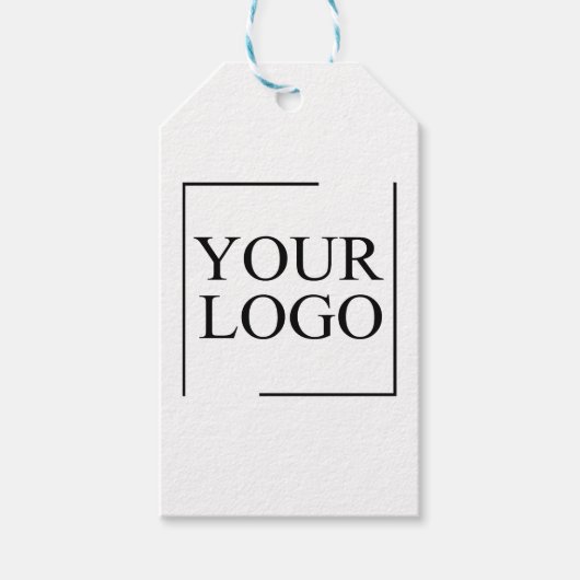 Persoonlijke cadeaus voor babyfeestjes met logo cadeaulabel (Voorkant)