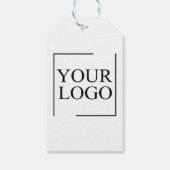 Persoonlijke cadeaus voor babyfeestjes met logo cadeaulabel (Achterkant)