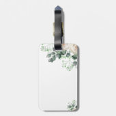 Persoonlijke cadeaus voor bruidsmeisjes Thema witt Bagagelabel (Achterkant verticaal)