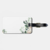 Persoonlijke cadeaus voor bruidsmeisjes Thema witt Bagagelabel (Achterkant horizontaal)