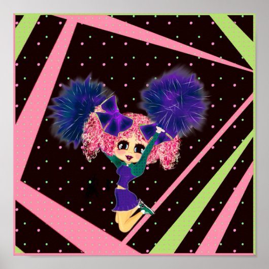 Persoonlijke cadeaus voor cheerleaders poster (Voorkant)