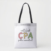 Persoonlijke cadeaus voor CPA-gecertificeerde open Tote Bag (Voorkant)