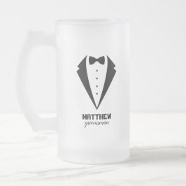 Persoonlijke cadeaus voor Groomsmen Matglas Bierpul