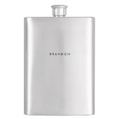 Persoonlijke cadeaus voor mannen roestvrijstalen f heupfles (Voorkant)