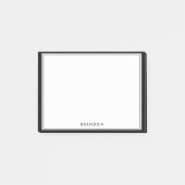 Persoonlijke cadeaus voor mannen, zwart Post-it® n Post-it® Notes (Voorkant)