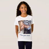 Persoonlijke Cadeaus Voor Moeder Voeg Uw Foto en T T-shirt (Voorkant volledig)