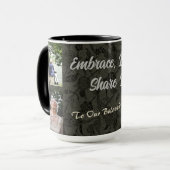 Persoonlijke cadeaus voor oudere ouderparen grijze mok (Voorkant links)