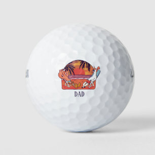 Persoonlijke cadeaus voor papa golfballen