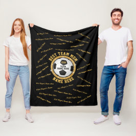 Persoonlijke cadeaus voor voetbalteammoeders, ALLE Fleece Deken
