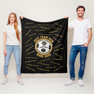 Persoonlijke cadeaus voor voetbalteammoeders, ALLE Fleece Deken