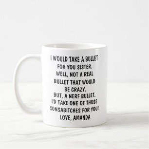 Persoonlijke cadeaus voor zusters Funny cadeau voo Koffiemok