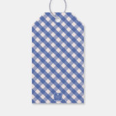 Persoonlijke cadeautag met gingham motief cadeaulabel (Achterkant)