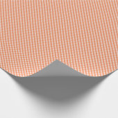 Persoonlijke cadeautag met gingham motief cadeaupapier (Hoek)