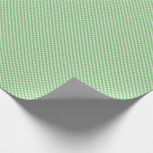 Persoonlijke cadeautag met gingham motief cadeaupapier (Hoek)